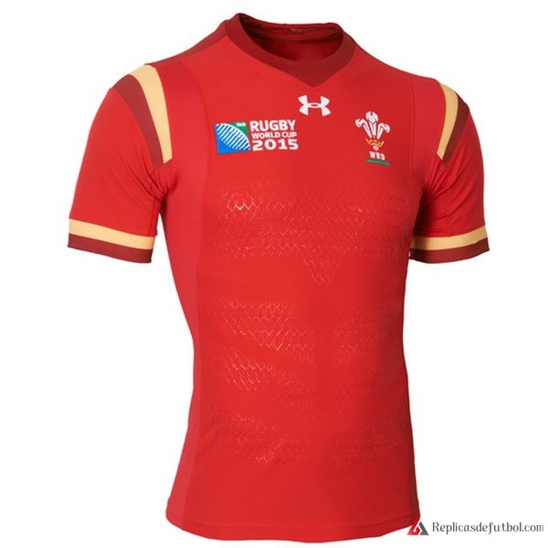 Camiseta Gales 2016 Rojo Rugby